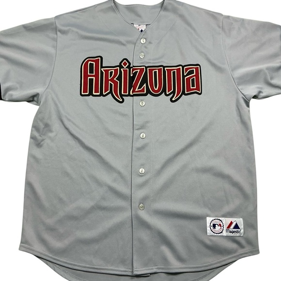 Majestic Other - Vintage 90s Arizona Diamondbacks Majestic MLB button front fan jersey